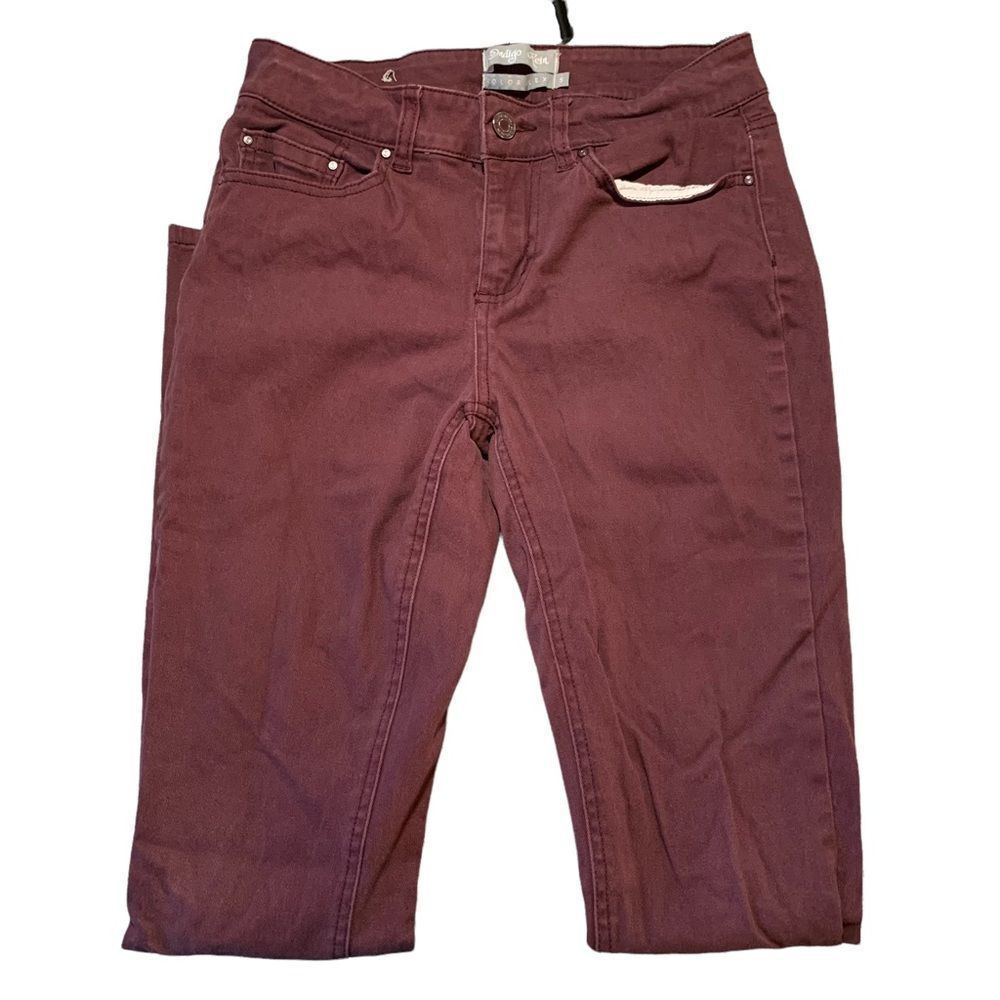 Indigo Rein maroon skinny pant size 5